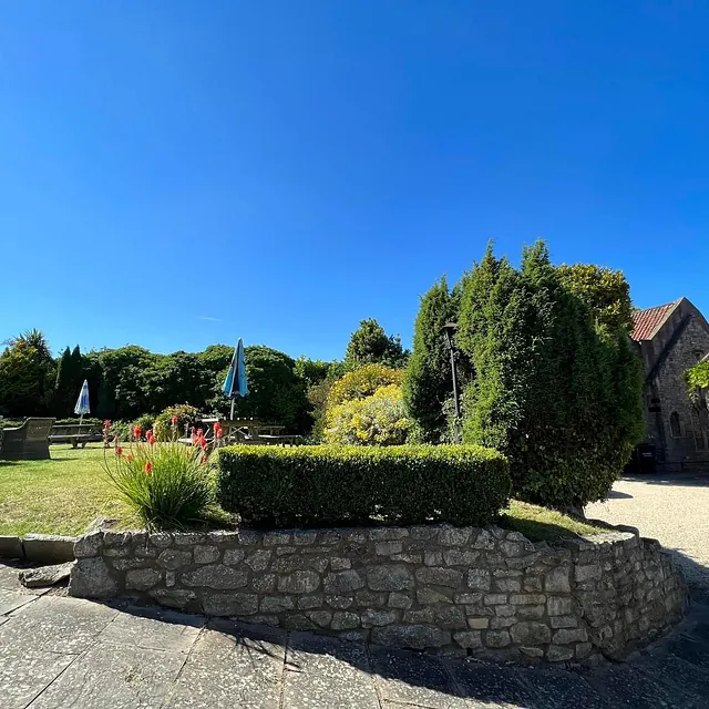 The Old Manor House Garden in the summer