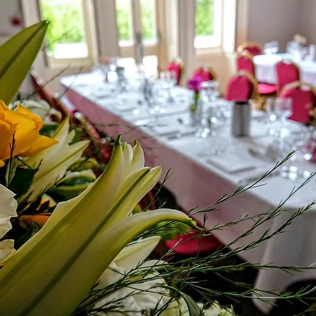 Wedding reception tables